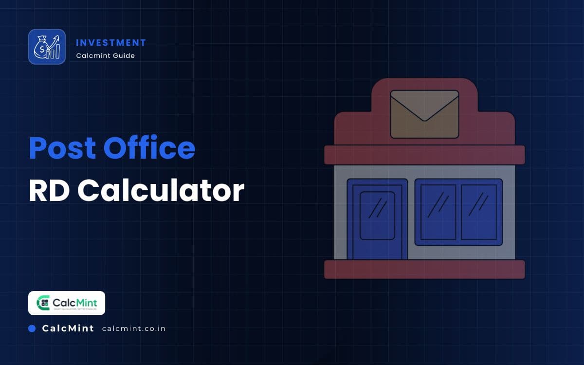 Post Office RD Calculator: Rates, Rules, and How It Compares to a Bank RD