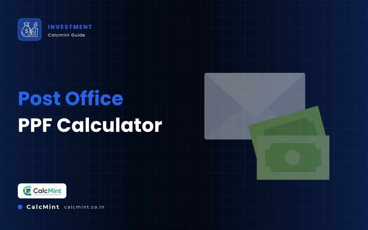 Post Office PPF Calculator (2026): Calculate Maturity + Account Rules